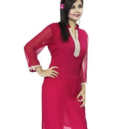 fancy georgette kurti